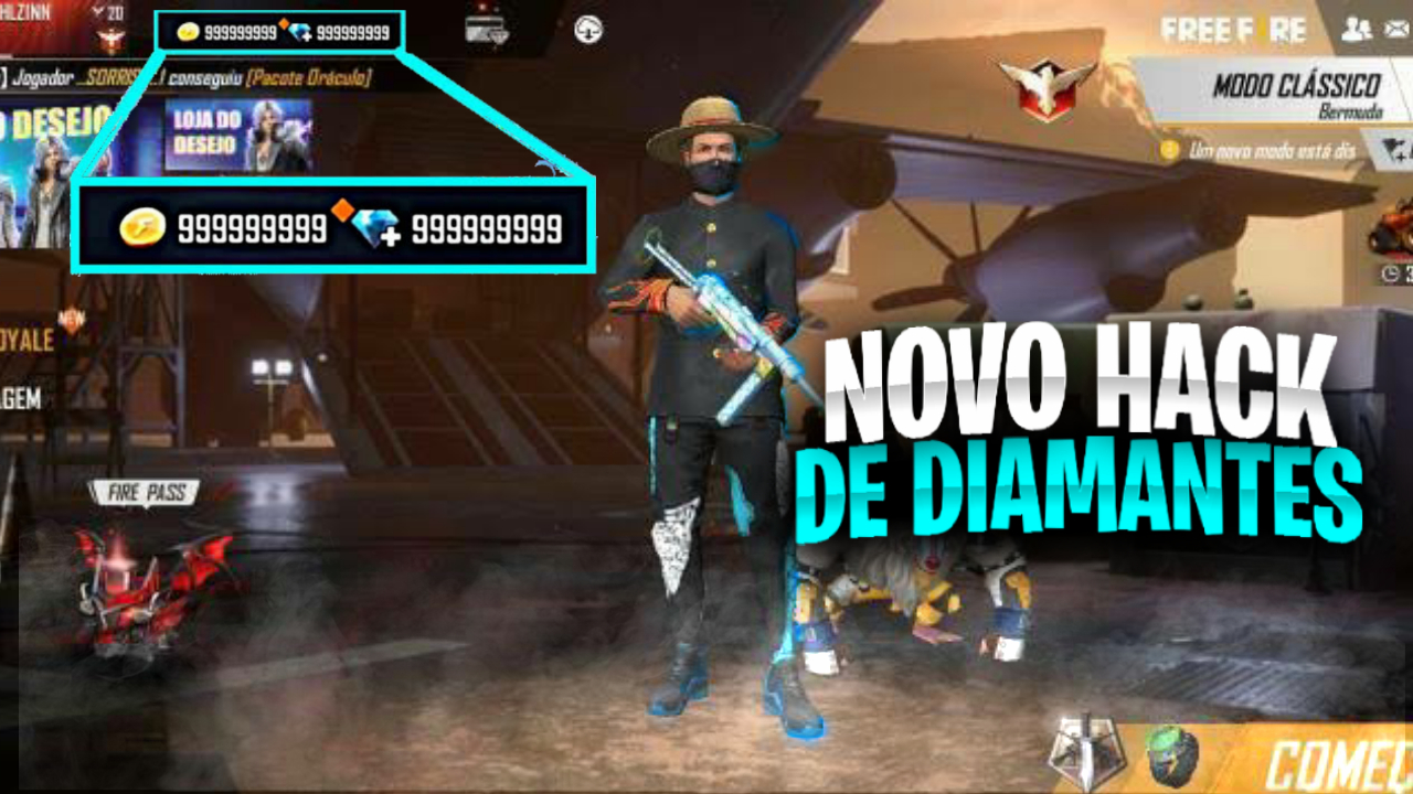 HACK MAIS FÁCIL DE DIAMANTES INFINITOS NO FREE FIRE